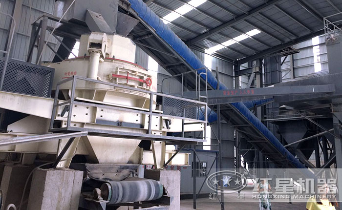 制砂現(xiàn)場圖