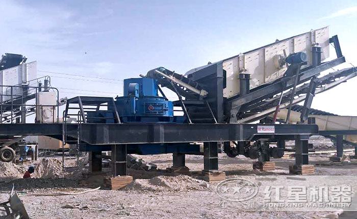 阿曼 時產(chǎn)300T 建筑垃圾制砂移動站