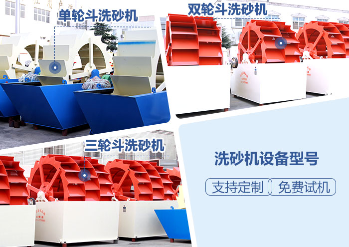 輪斗洗砂機結構介紹