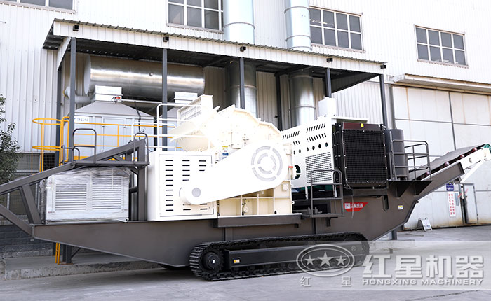 紅星履帶移動(dòng)磕石機(jī)