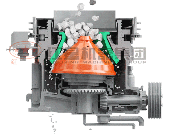 圓錐破碎機(jī)工作原理 圓錐破碎機(jī)工作原理