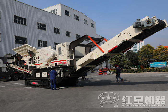 紅星履帶式移動(dòng)破碎站 紅星履帶式移動(dòng)破碎站