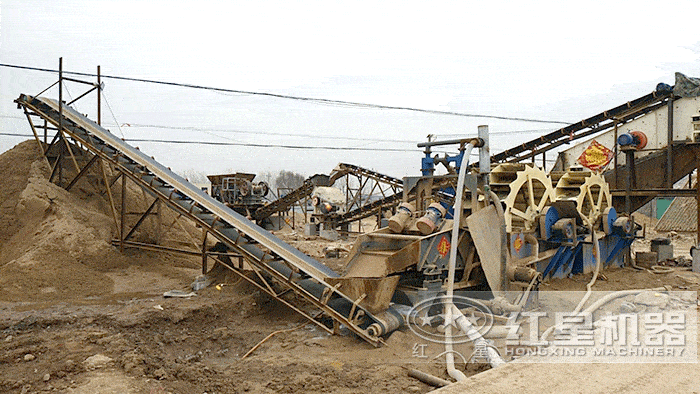 人造沙生產現場 人造沙生產現場