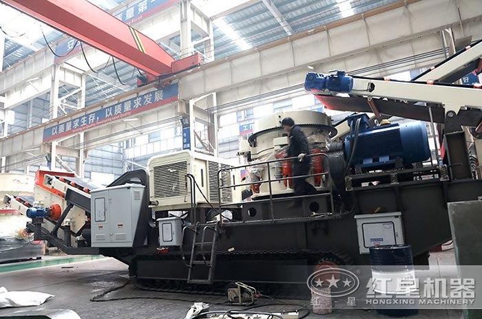 履帶圓錐移動破碎站