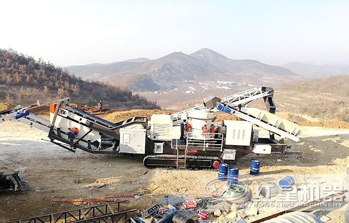 履帶破碎機(jī)全套設(shè)備