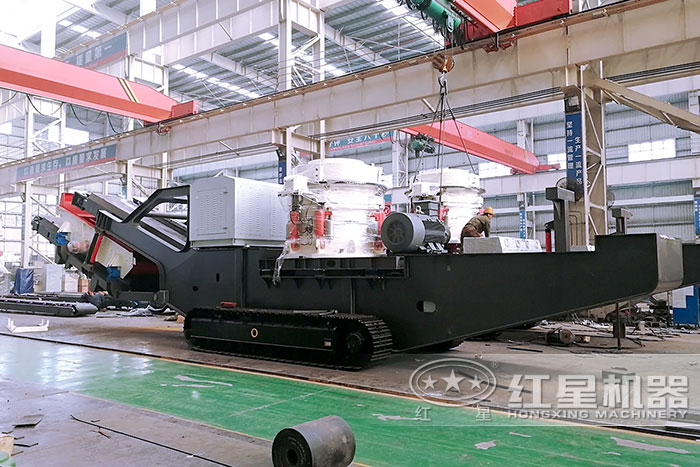 “多功能”移動碎石機器搭載圓錐破碎機 “多功能”移動碎石機器搭載圓錐破碎機