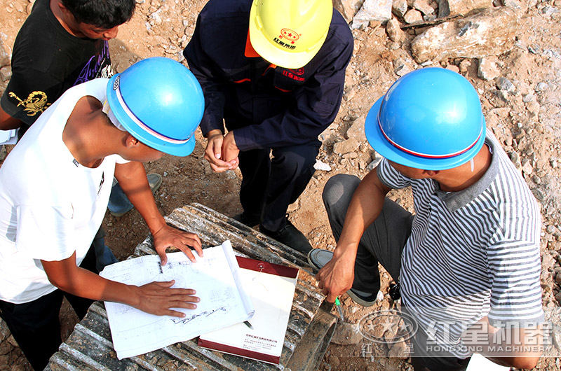 用戶到廠實地參觀制砂機