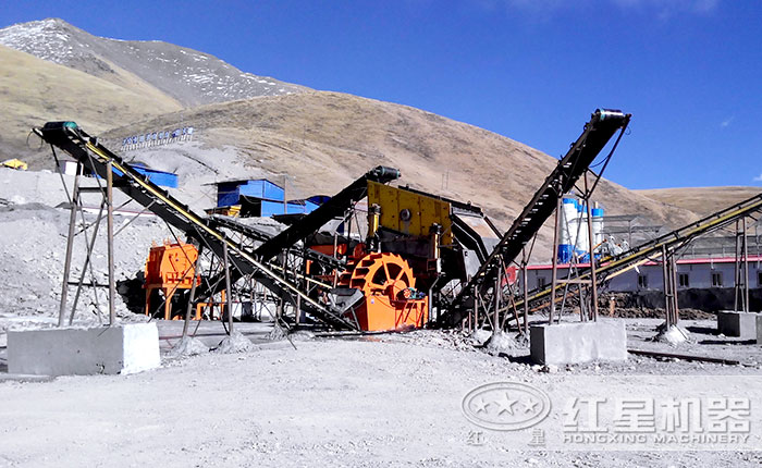 洗砂機生產現場