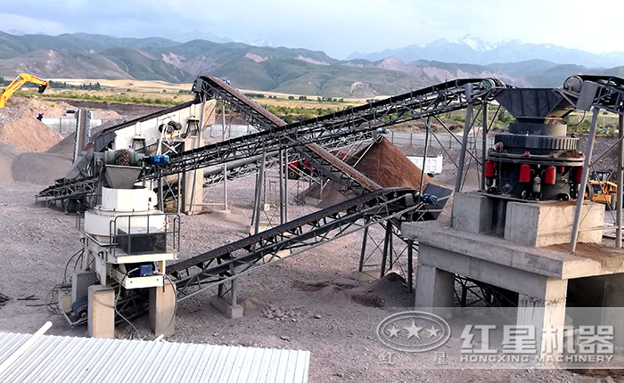 固定碎石制沙生產