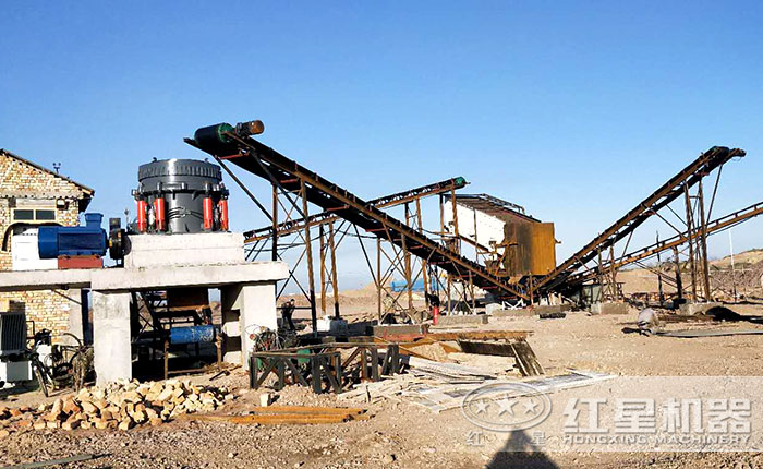湖北咸寧碎石生產線