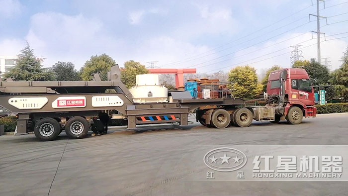 移動式沙子生產設備直接拉到現場 移動式沙子生產設備直接拉到現場