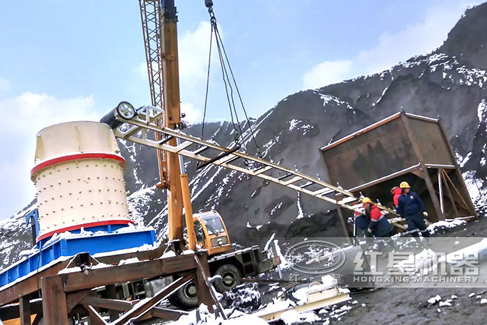 復合式破碎機用戶作業現場 復合式破碎機用戶作業現場