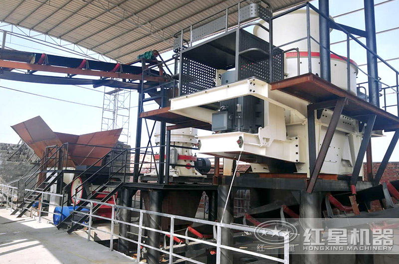 移動制砂生產線-建在廠房內環保防塵