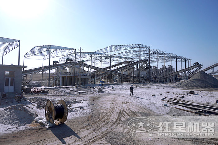 大規模石頭加工成石子廠 大規模石頭加工成石子廠