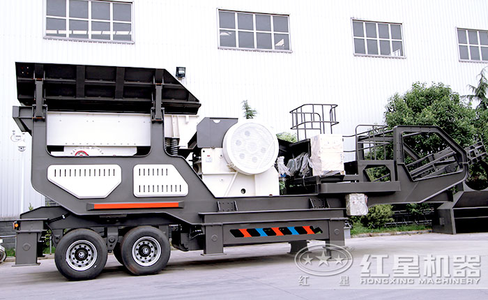 移動石子機—搭載鄂式破碎機