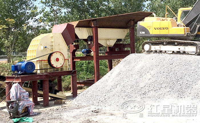 PCZ錘式破碎機現場