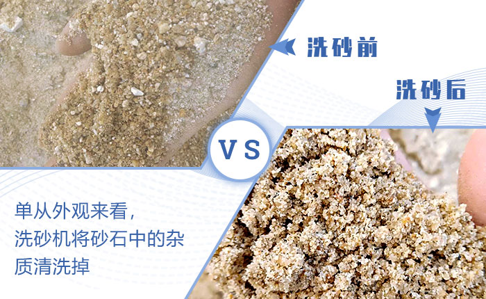 紅星洗砂機洗沙前后圖 紅星洗砂機洗沙前后圖