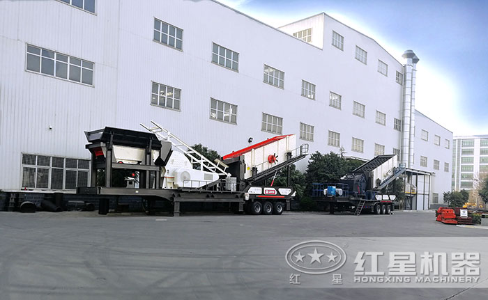 移動石料整形機