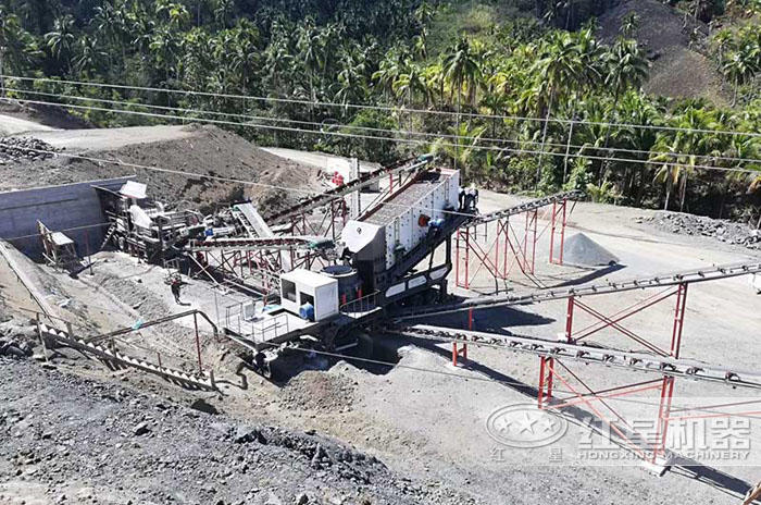 圓錐破移動破碎機——廣西生產現場 圓錐破移動破碎機——廣西生產現場