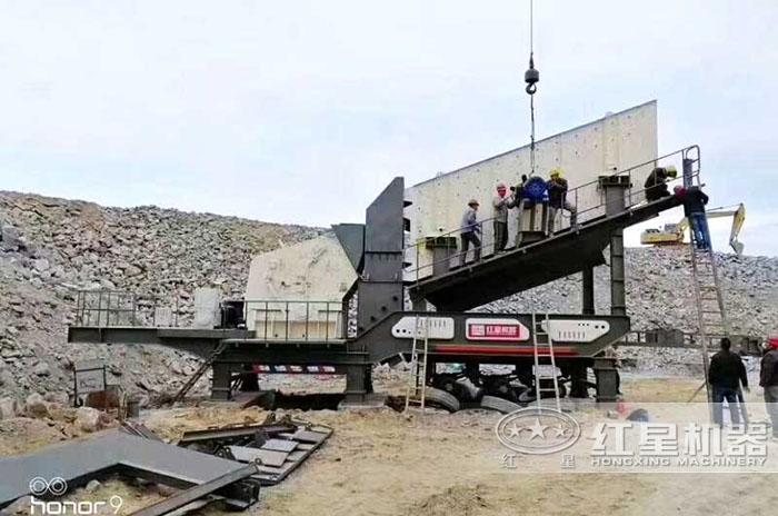 山西太原反擊破移動破碎機生產現場 山西太原反擊破移動破碎機生產現場