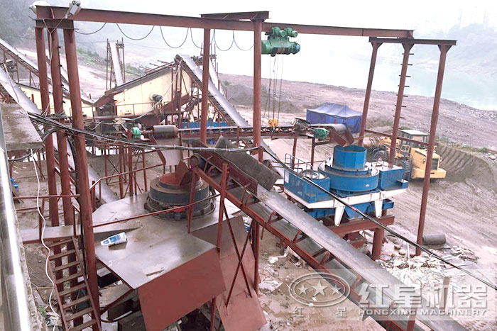 圓錐破碎機+制砂機