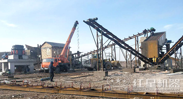 紅星機器為用戶配置的生產線