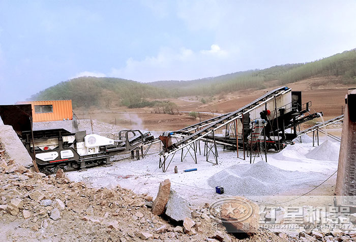 移動(dòng)作業(yè)的石子加工設(shè)備
