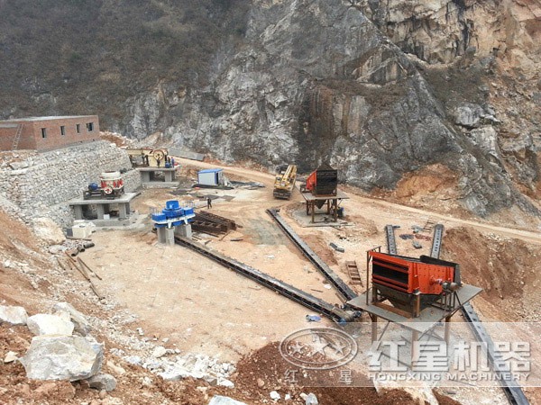 環保制砂機現場案例
