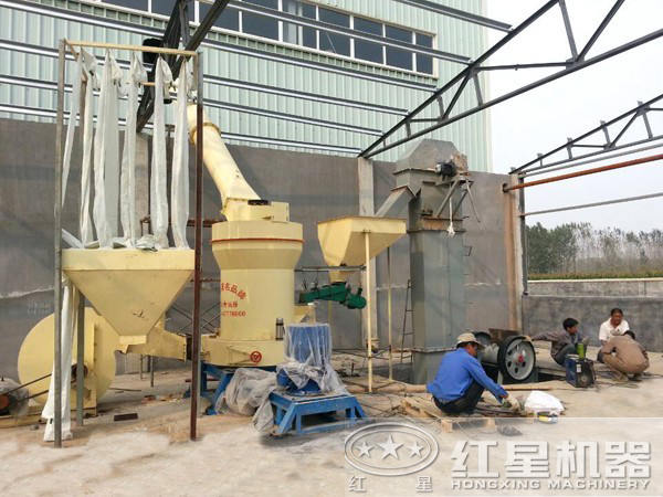 磨粉生產(chǎn)線現(xiàn)場圖