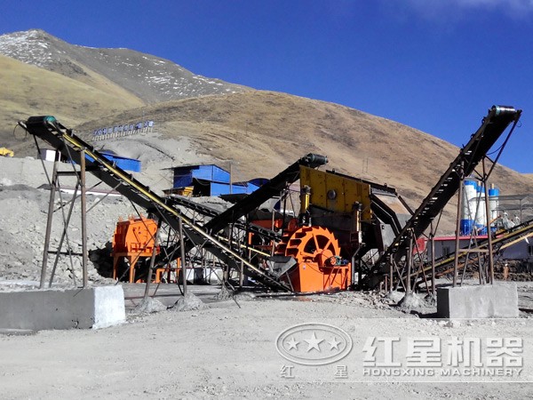 “顎破機+打砂機”組成砂石生產線實際應用