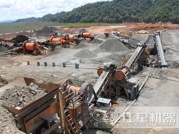 鎢礦選礦工藝現(xiàn)場(chǎng)