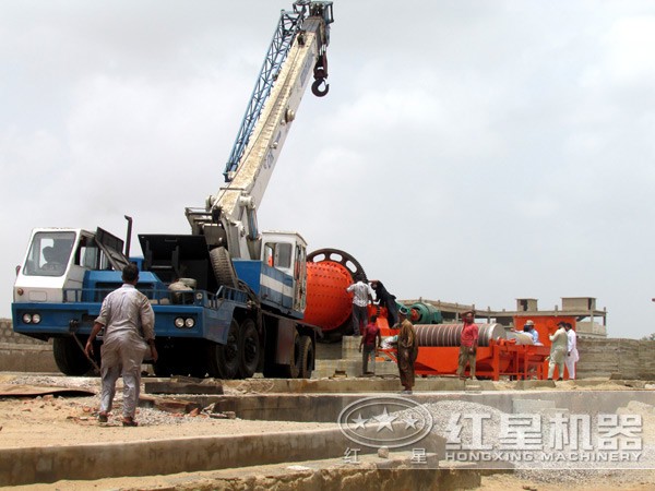 150t選礦生產線現場